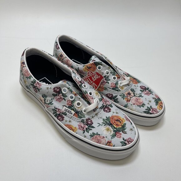 Vans Era Garden Floral Retro Flowers wallpaper AOP Skate Low Top Wom Sz 7 US New - Picture 3 of 12